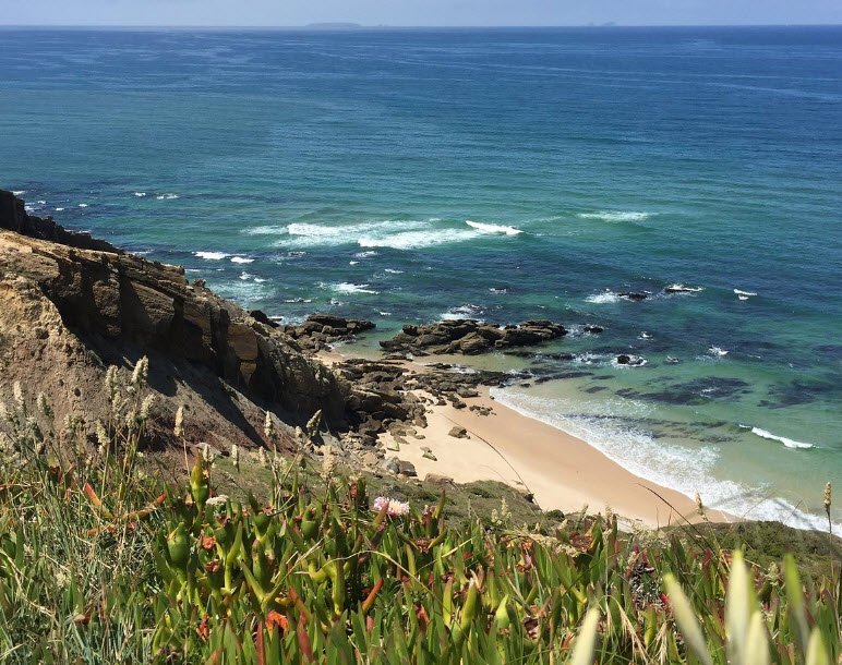 A Praia da Foz do Arelho , Portugal
